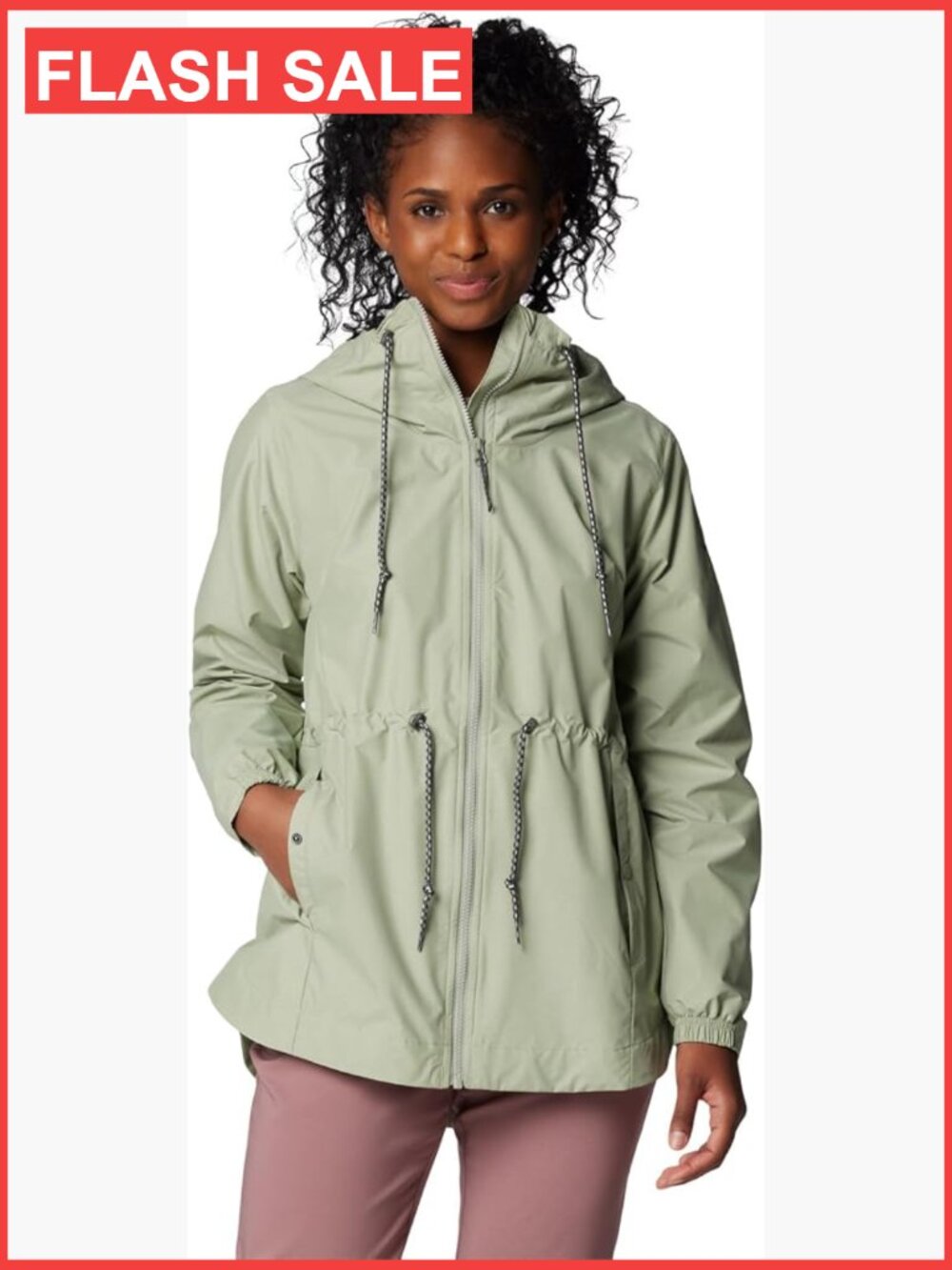 Waterproof Raincoat with Mesh Lining - Reg Fit